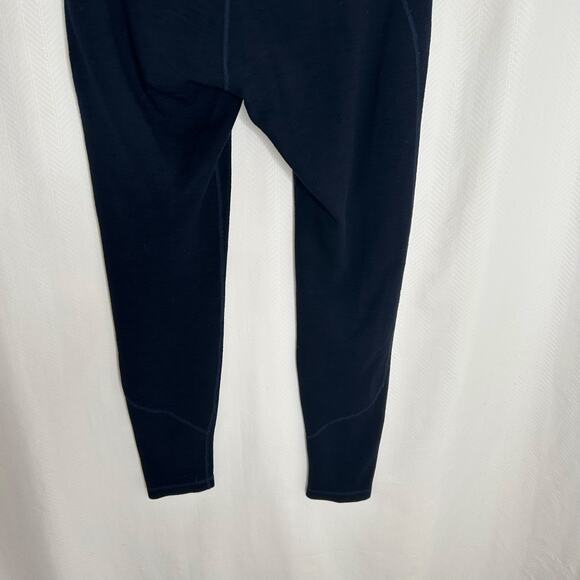 Ibex women’s leggings navy blue size large wool blend - Picture 6 of 6